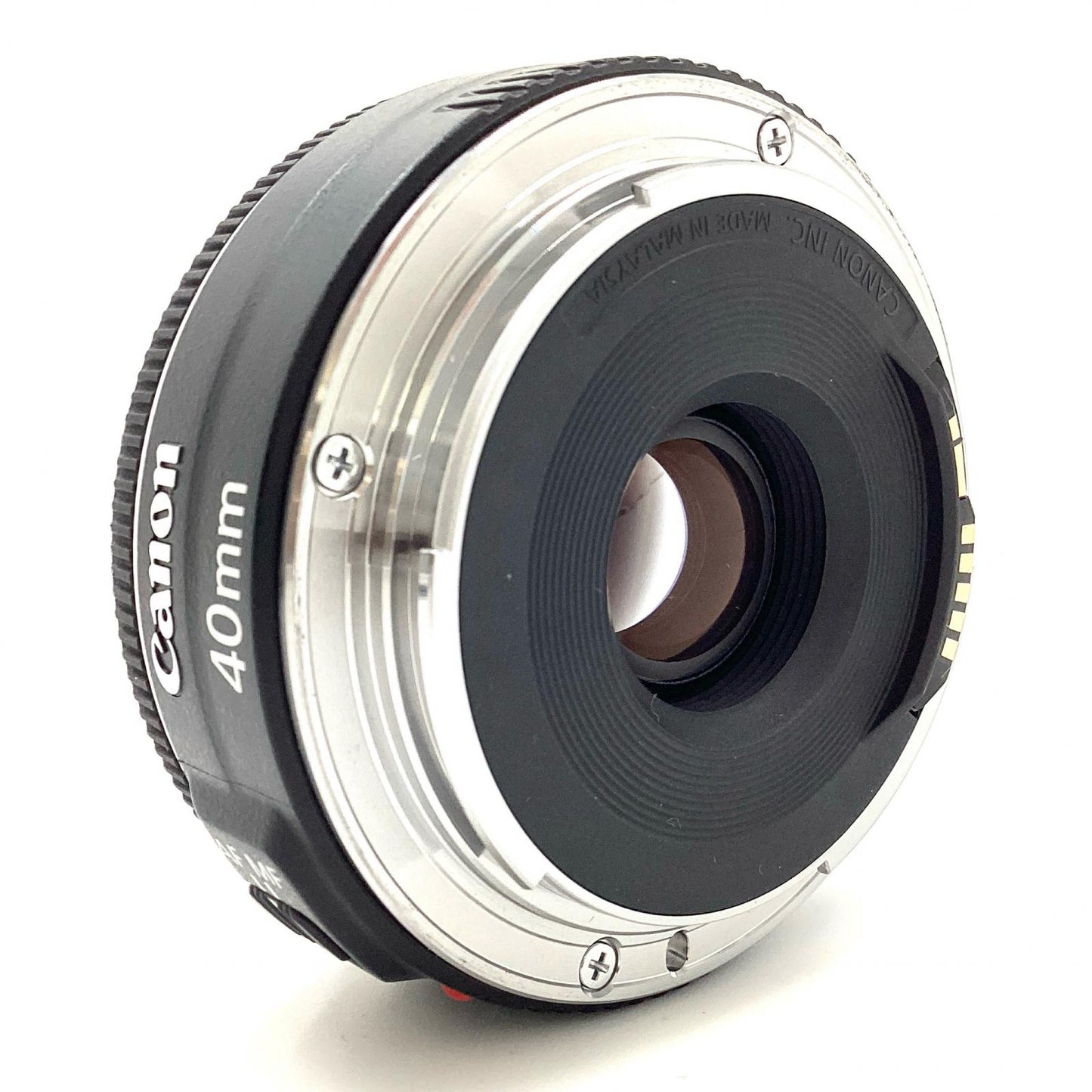 【全額返金保証】【最速発送】Canon EF40mm F2.8 STM　ブラック 美品 動作確認済