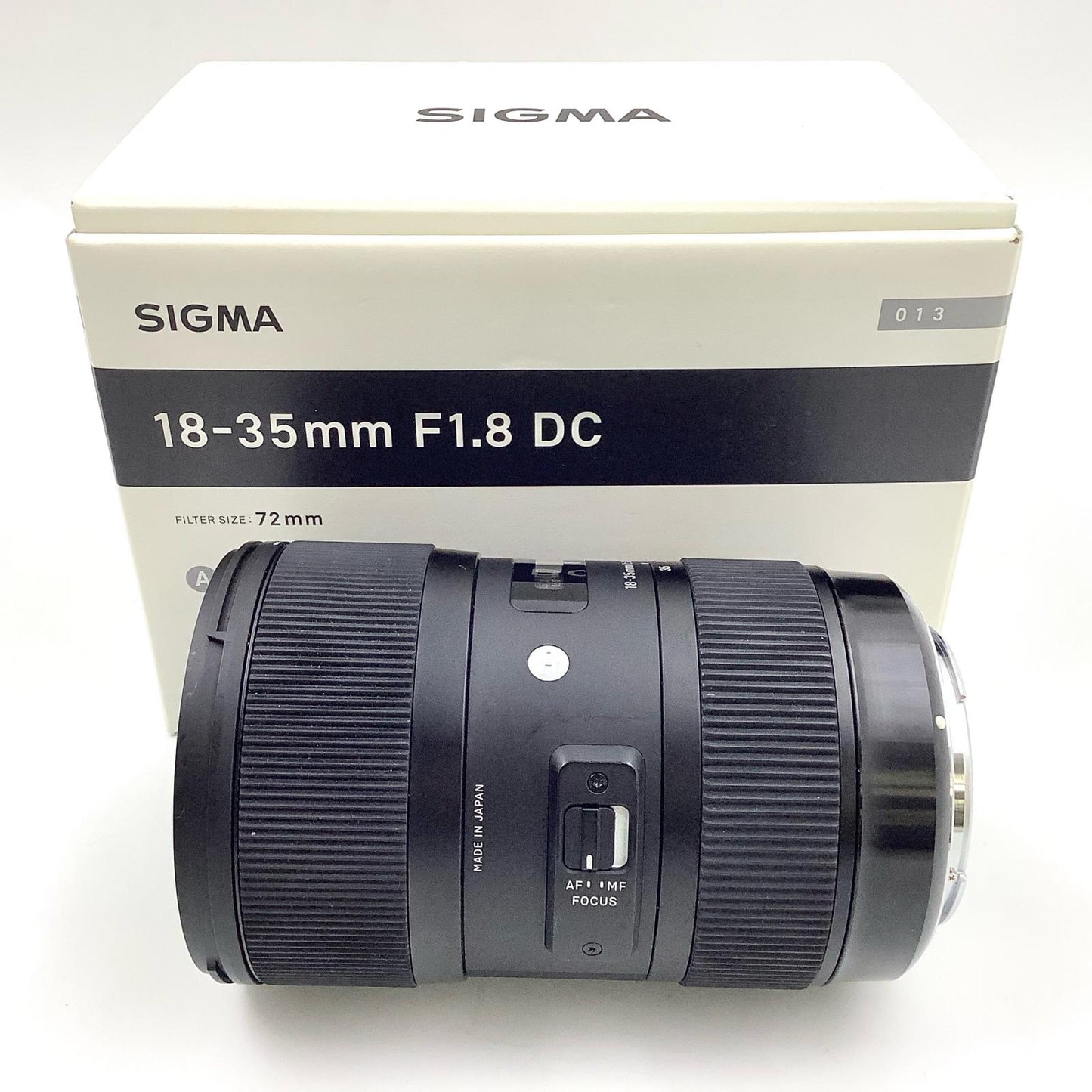 【全額返金保証】【最速発送】SIGMA 18-35mm F1.8 DC HSM [キヤノン用] 美品 動作確認済