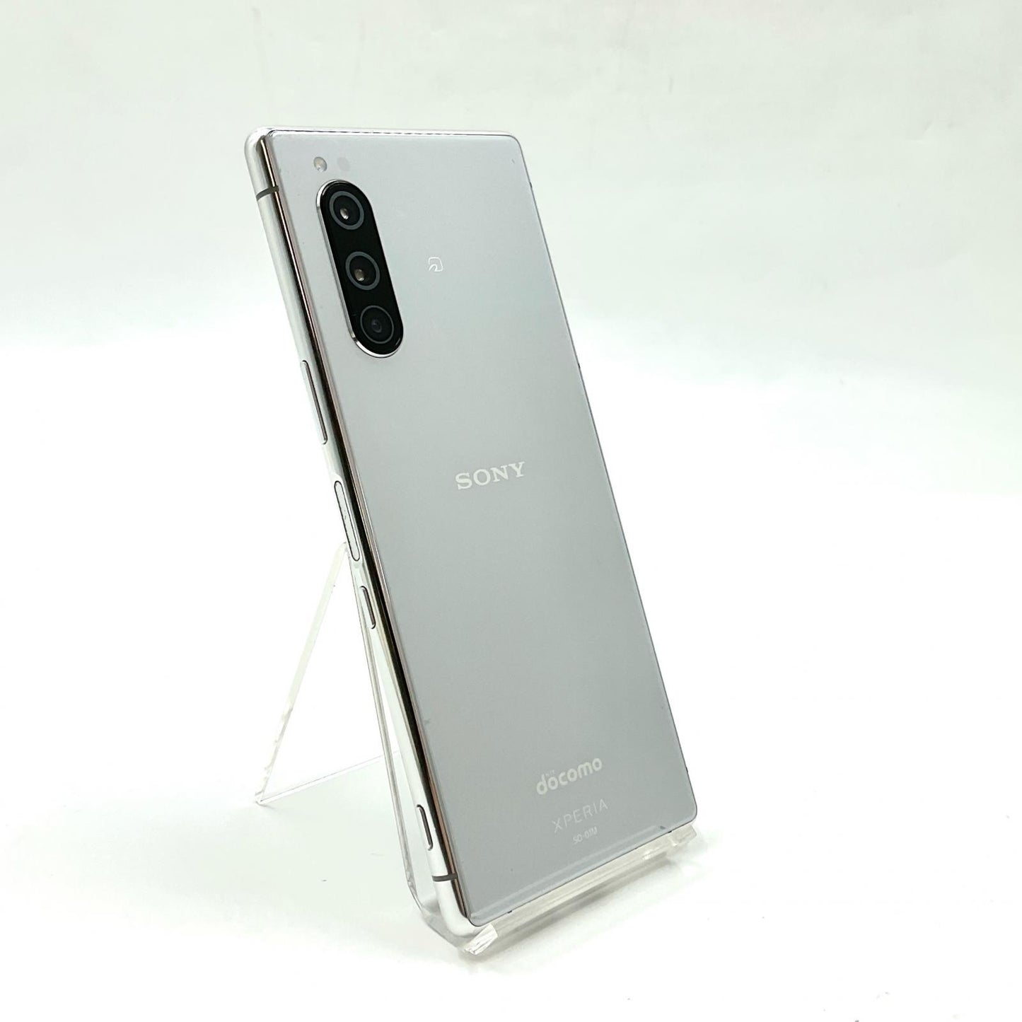 【全額返金保証】【最速発送】Sony Xperia 5 64GB Grey docomo SO-01M 白ロム 動作確認済