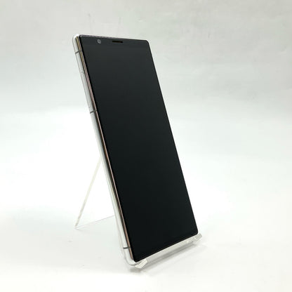 【全額返金保証】【最速発送】Sony Xperia 5 64GB Grey docomo SO-01M 白ロム 動作確認済