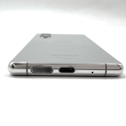 【全額返金保証】【最速発送】Sony Xperia 5 64GB Grey docomo SO-01M 白ロム 動作確認済