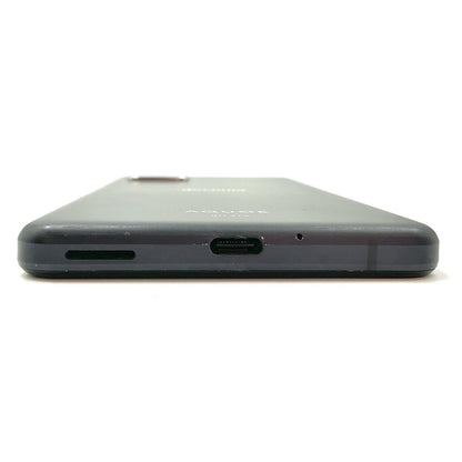 【全額返金保証】【最速発送】SHARP AQUOS sense4 64GB Black docomo SH-41A 白ロム 動作確認済