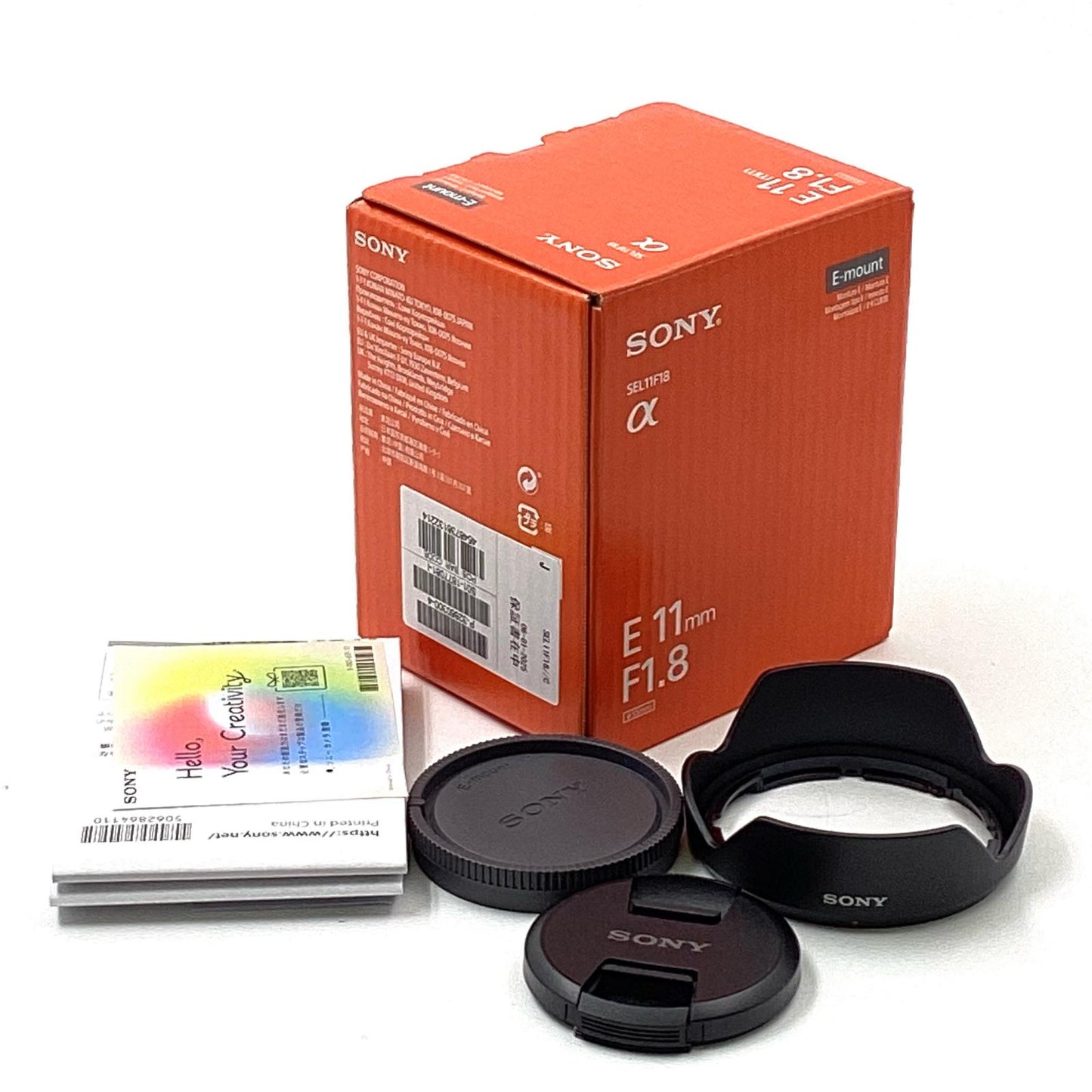 【全額返金保証】【最速発送】Sony E 11 mm F1.8 SEL11F18 美品 動作確認済