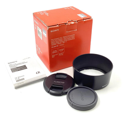 【全額返金保証】【最速発送】Sony FE 85mm F1.8 SEL85F18 動作確認済