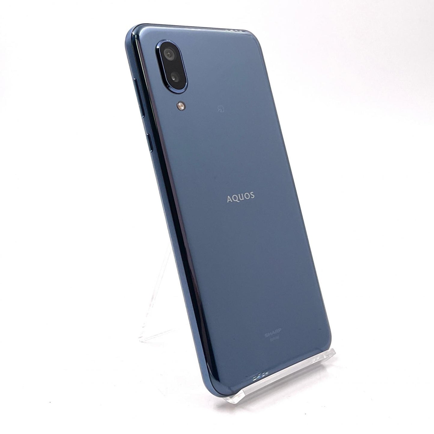 【全額返金保証】【最速発送】SHARP AQUOS sense3 plus 64GB クラッシィブルー au SHV46 白ロム 動作確認済