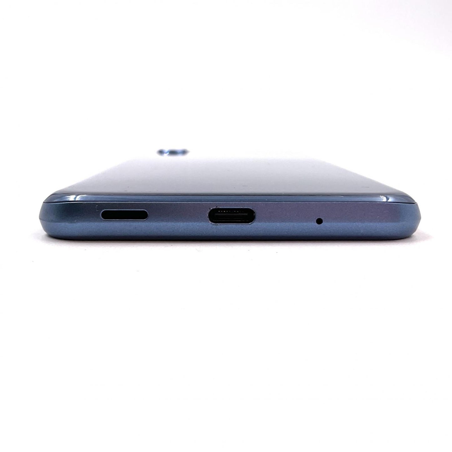 【全額返金保証】【最速発送】SHARP AQUOS sense3 plus 64GB クラッシィブルー au SHV46 白ロム 動作確認済