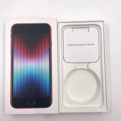 【最速発送】Apple iPhone iPhone SE（第3世代） 128GB (PRODUCT)RED docomo SIMフリー 白ロム【難有】 77%