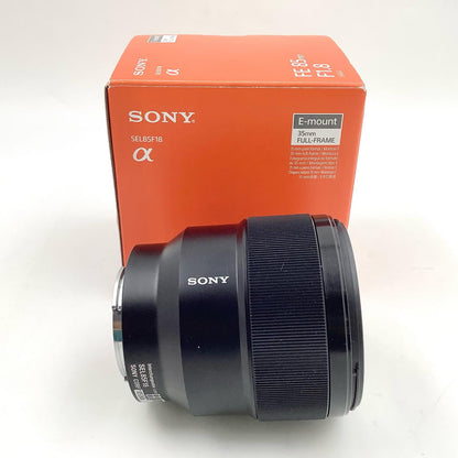 【全額返金保証】【最速発送】Sony FE 85mm F1.8 SEL85F18 美品 動作確認済
