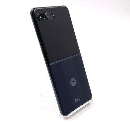 【全額返金保証】【最速発送】Motorola razr 50 ultra 256GB ミッドナイトブルー Softbank SIMフリー XT2451-5 白ロム 美品 動作確認済