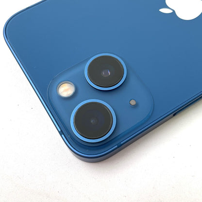 【全額返金保証】【最速発送】Apple iPhone iPhone 13 mini 256GB ブルー au 美品 動作確認済 85%