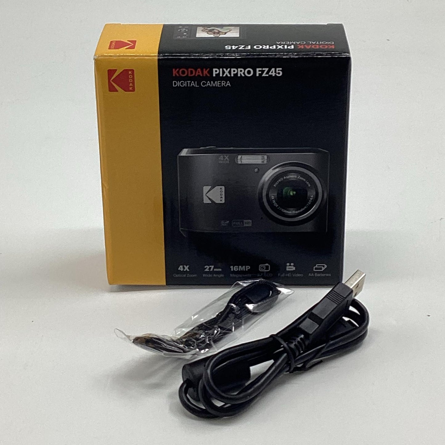 【全額返金保証】【最速発送】KODAK コンパクトデジタルカメラ PIXPRO FZ45 美品 動作確認済