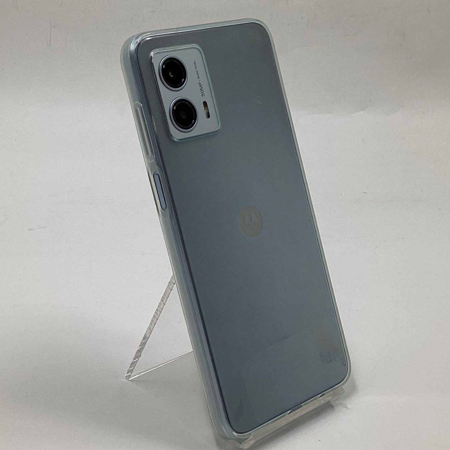 【全額返金保証】【最速発送】Motorola moto g 53ｙ　5Ｇ 128GB アークティックシルバー Softbank mosad2 白ロム 美品 動作確認済