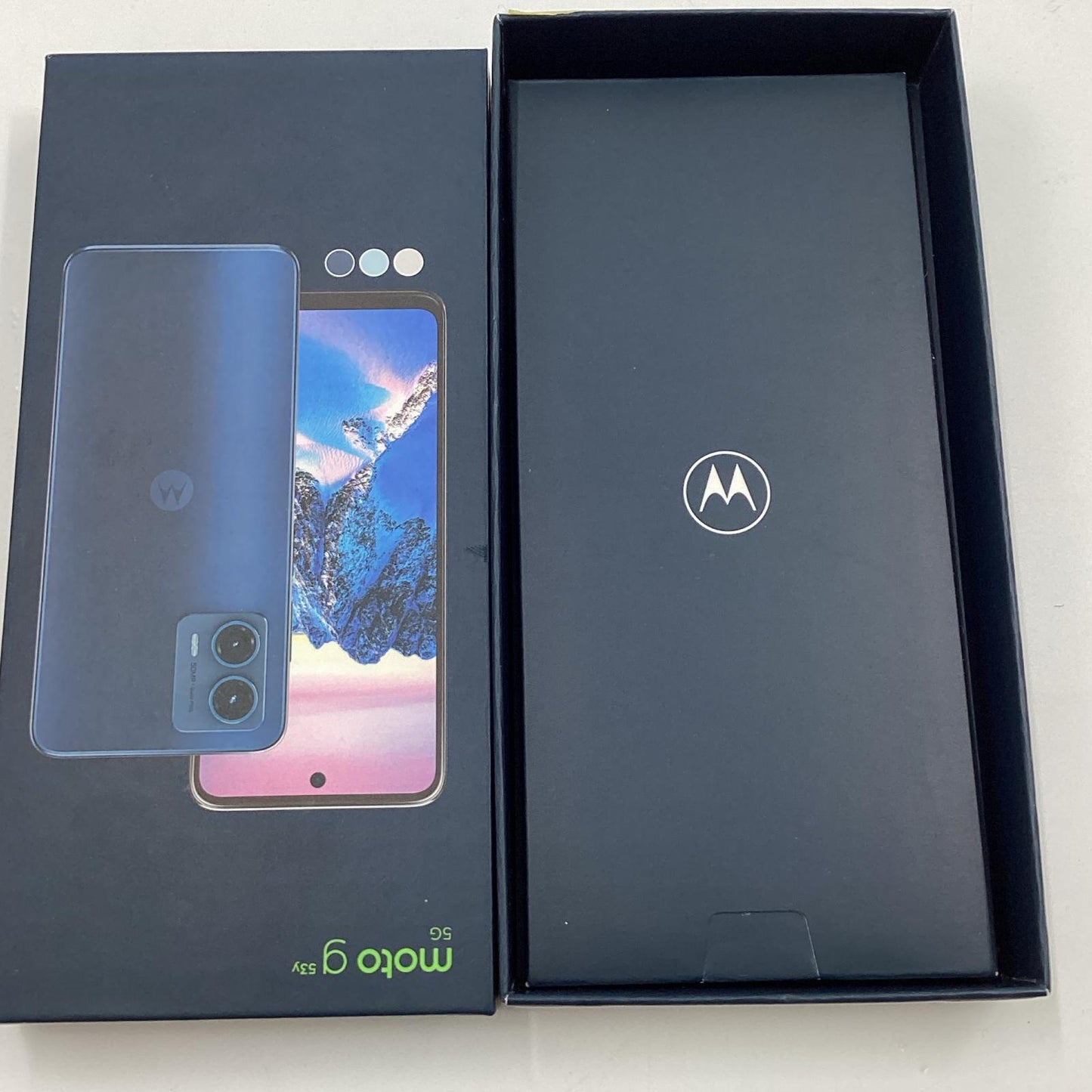 【全額返金保証】【最速発送】Motorola moto g 53ｙ　5Ｇ 128GB アークティックシルバー Softbank mosad2 白ロム 美品 動作確認済