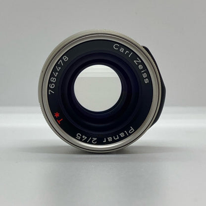 【全額返金保証】【最速発送】CONTAX Carl Zeiss Planar T* 45mm f2 美品 動作確認済