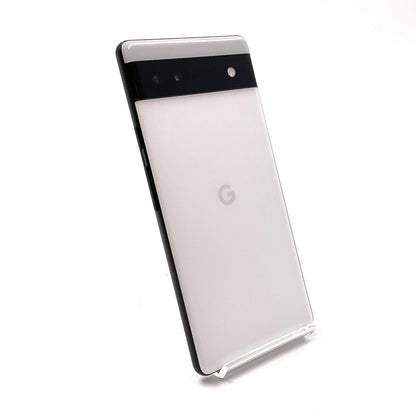 【全額返金保証】【最速発送】Google Pixel 6a 128GB Chalk (チョーク) GB17L 白ロム 動作確認済