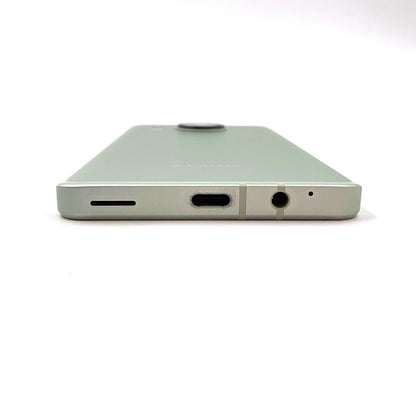 【全額返金保証】【最速発送】SHARP AQUOS sense8 128GB Pale Green（ペールグリーン） SIMフリー SHG11 白ロム 動作確認済