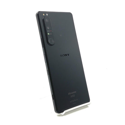 【全額返金保証】【最速発送】Sony Xperia 1 III 256GB フロストブラック docomo SO-51B 動作確認済