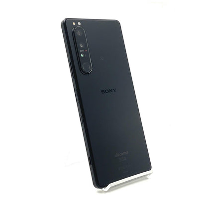 【全額返金保証】【最速発送】Sony Xperia 1 III 256GB フロストブラック docomo SO-51B 白ロム 動作確認済