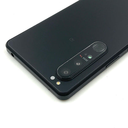 【全額返金保証】【最速発送】Sony Xperia 1 III 256GB フロストブラック docomo SO-51B 白ロム 動作確認済