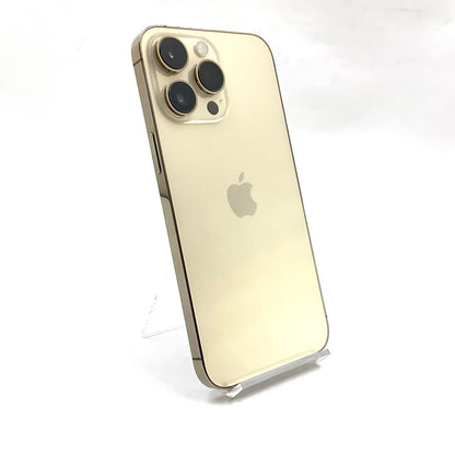 【全額返金保証】【最速発送】Apple iPhone iPhone 14 Pro Max 256GB ゴールド au SIMフリー 動作確認済 86%