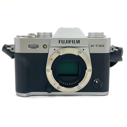 【全額返金保証】【最速発送】FUJIFILM デジタル一眼 X-T20 ボディ [シルバー] 超美品 動作確認済