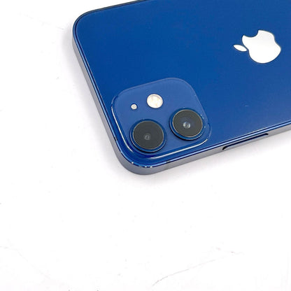 【全額返金保証】【最速発送】Apple iPhone iPhone 12 mini 128GB ブルー docomo SIMフリー 白ロム 動作確認済 72%