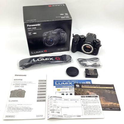 【全額返金保証】【最速発送】Panasonic デジタル一眼 LUMIX DMC-G8 ボディ ブラック 美品 動作確認済