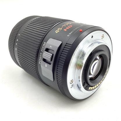 【全額返金保証】【最速発送】Panasonic LUMIX G X VARIO PZ 45-175mm/F4.0-5.6 ASPH./ POWER O.I.S. H-PS45175-K [ブラック] 美品 動作確認済