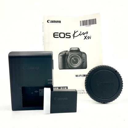 【全額返金保証】【最速発送】Canon デジタル一眼 EOS Kiss X9i ブラック 動作確認済