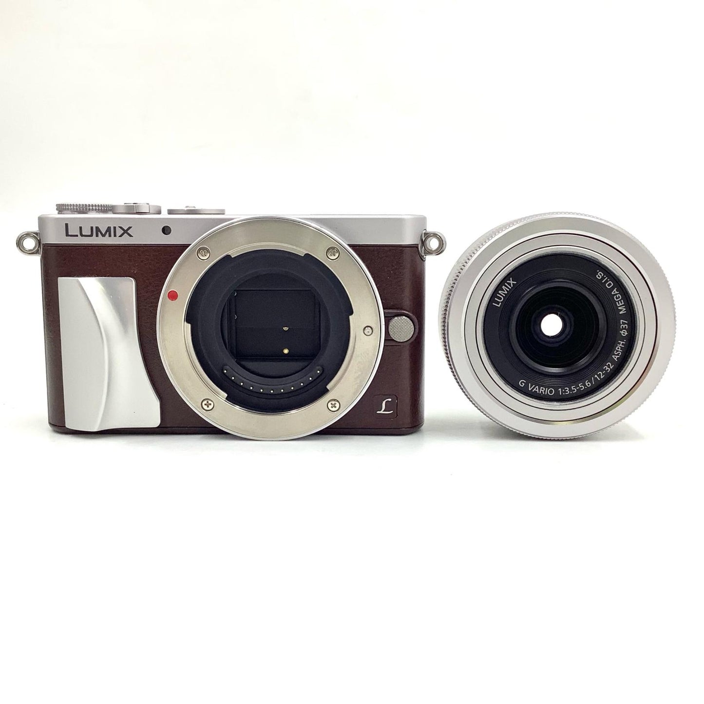 【全額返金保証】【最速発送】Panasonic デジタル一眼 LUMIX DMC-GM1SK-T レンズキット [ブラウン] ブラウン 美品 動作確認済