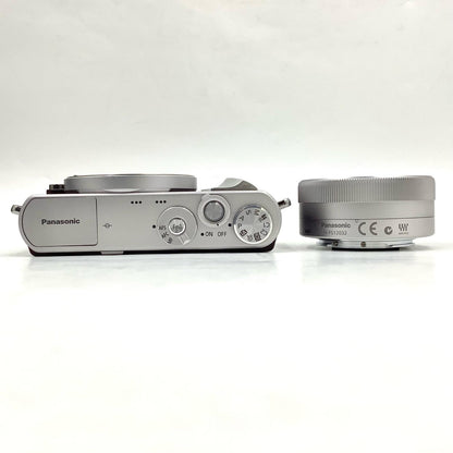 【全額返金保証】【最速発送】Panasonic デジタル一眼 LUMIX DMC-GM1SK-T レンズキット [ブラウン] ブラウン 美品 動作確認済