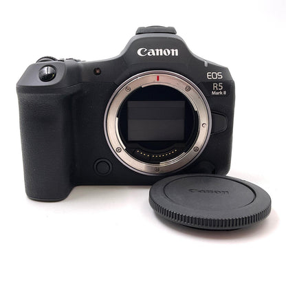 【全額返金保証】【最速発送】Canon デジタル一眼 EOS R5 Mark II ボディ ブラック 美品 動作確認済