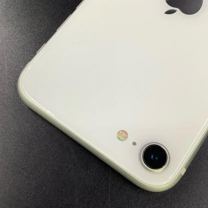 【全額返金保証】【最速発送】Apple iPhone iPhone SE（第2世代） 64GB ホワイト Softbank SIMフリー 白ロム 動作確認済 79%