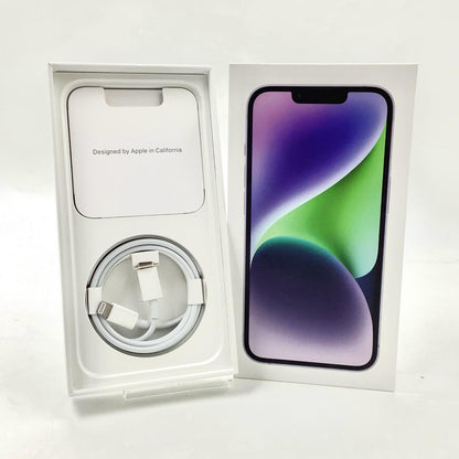 【全額返金保証】【最速発送】Apple iPhone iPhone 14 128GB パープル SIMフリー 白ロム 新品未開封 即納OK 100%