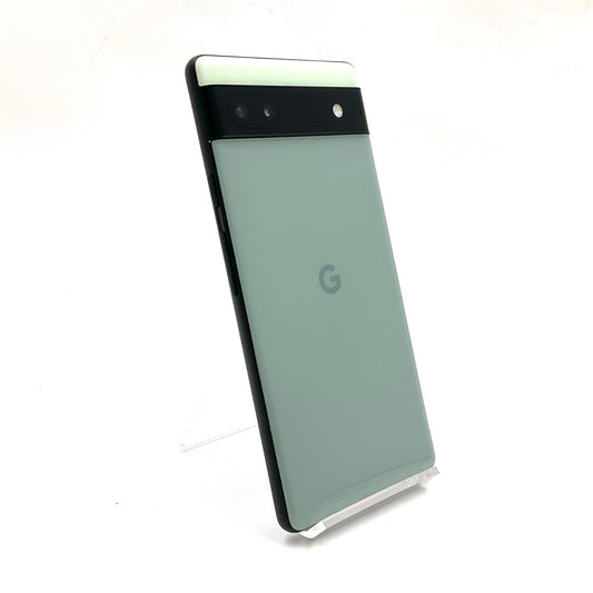 【全額返金保証】【最速発送】Google Pixel 6a 128GB セージ Softbank SIMフリー GB17L 白ロム 動作確認済