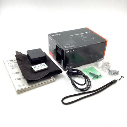 【全額返金保証】【最速発送】Sony コンパクトデジタルカメラ サイバーショット DSC-RX100M3 美品 動作確認済