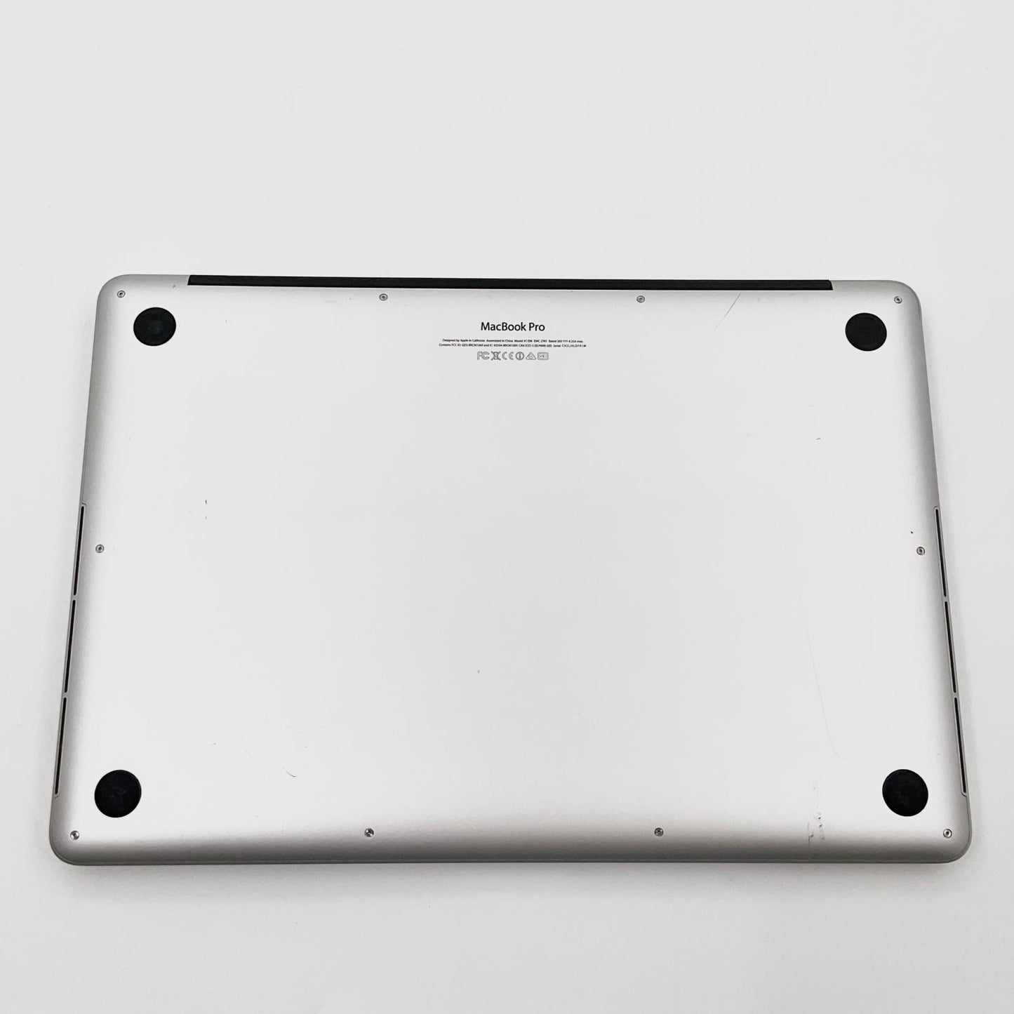 【全額返金保証】【最速発送】Apple MacBook Pro 15インチ 2013 2.6Ghz クアッドコアIntel Core i7 16GB SSD 1TB シルバー 89.4% 動作確認済