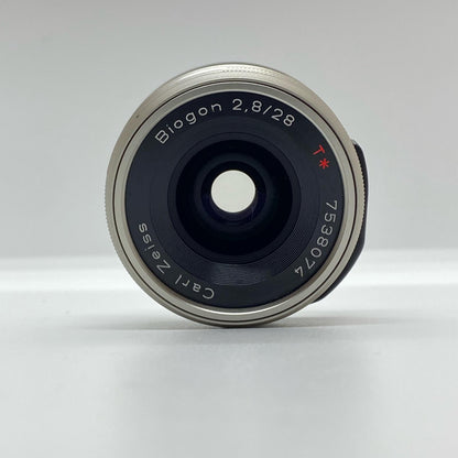 【全額返金保証】【最速発送】CONTAX Carl Zeiss Biogon T＊ 28mm f2.8 動作確認済