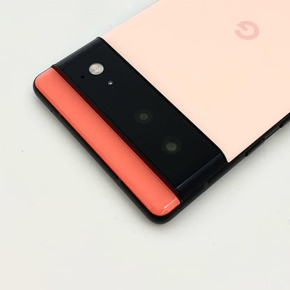 【全額返金保証】【最速発送】Google Pixel 6 128GB Kinda Coral au GR1YH 白ロム 超美品 動作確認済