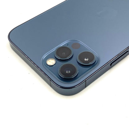 【全額返金保証】【最速発送】Apple iPhone iPhone 12 Pro 256GB パシフィックブルー Softbank SIMフリー 白ロム 美品 動作確認済 90.8%