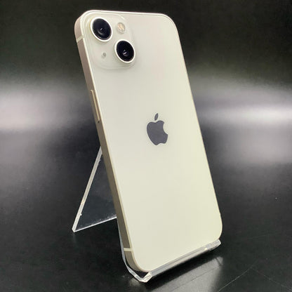 【全額返金保証】【最速発送】Apple iPhone iPhone 13 128GB スターライト SIMフリー 白ロム 動作確認済 91%