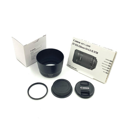 【全額返金保証】【最速発送】Canon EF-S55-250mm F4-5.6 IS STM 美品 動作確認済