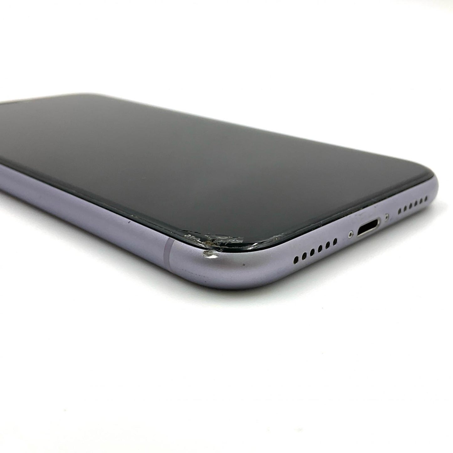 【最速発送】Apple iPhone iPhone 11 64GB パープル Softbank SIMフリー 白ロム【難有】 85%
