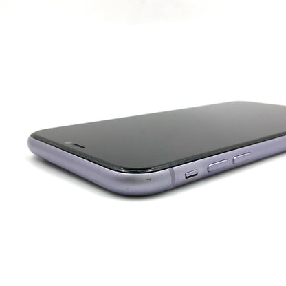 【最速発送】Apple iPhone iPhone 11 64GB パープル Softbank SIMフリー 白ロム【難有】 85%