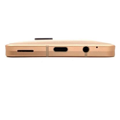 【全額返金保証】【最速発送】SHARP AQUOS sense6s 64GB ライトカッパー au SIMフリー SHG07 白ロム 美品 動作確認済