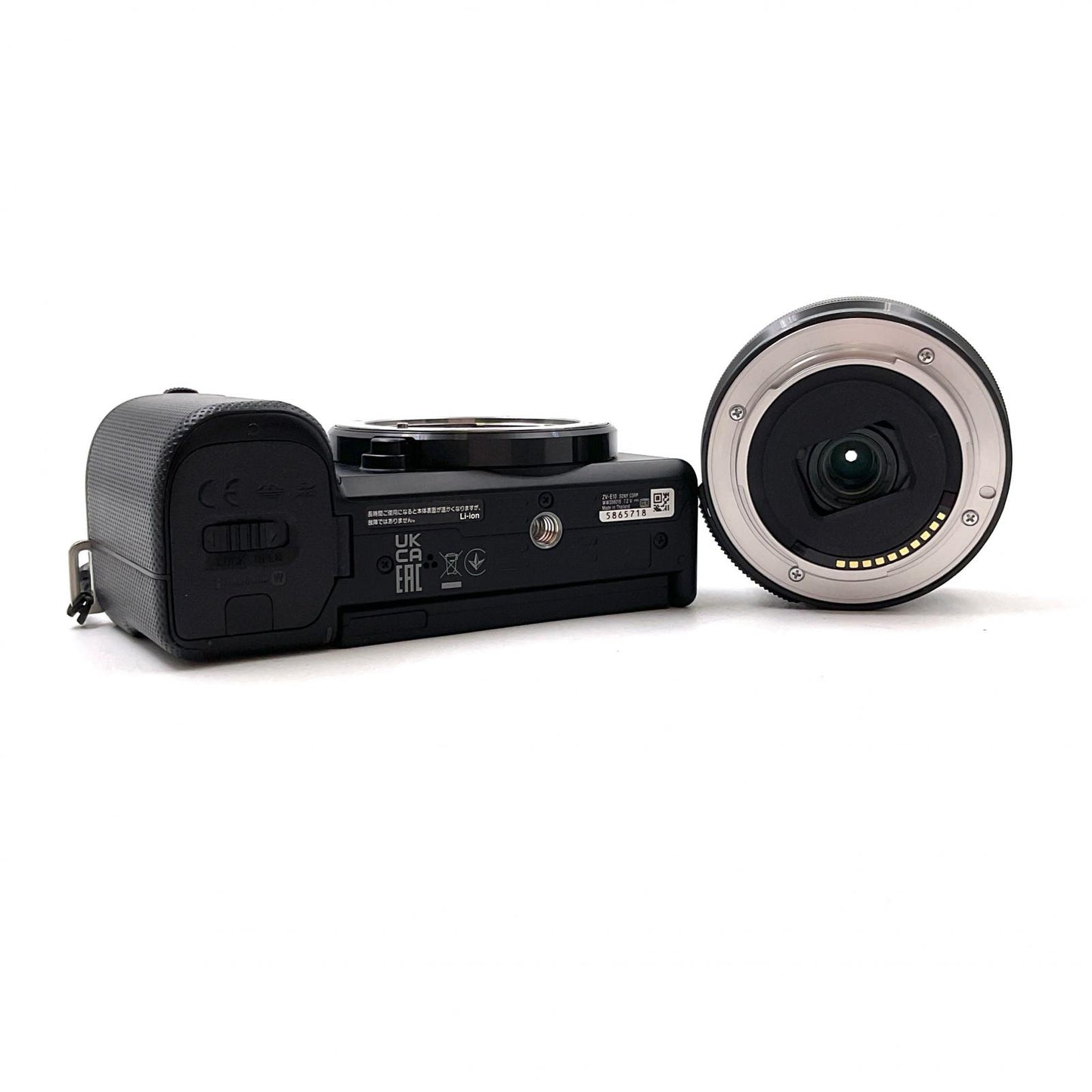 【全額返金保証】【最速発送】Sony デジタル一眼 VLOGCAM ZV-E10L パワーズームレンズキット ブラック 美品 動作確認済