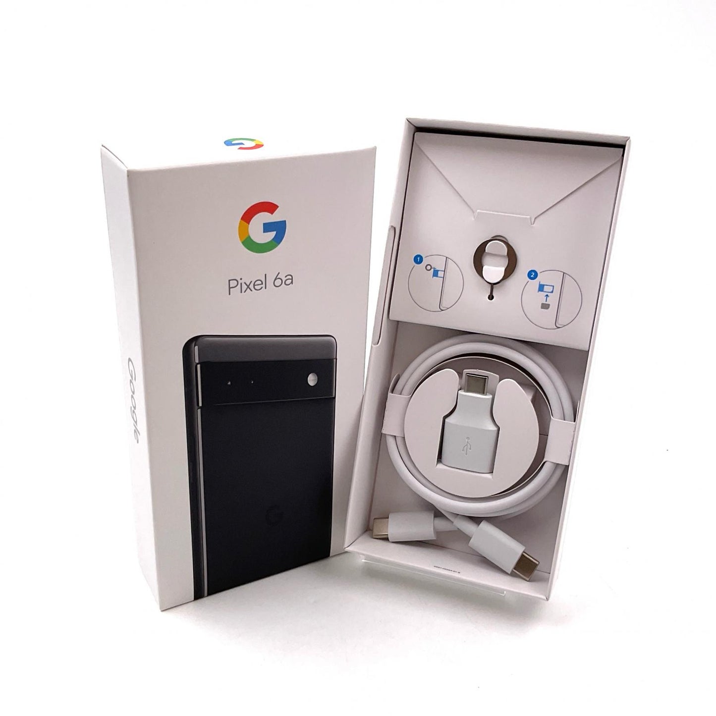 【全額返金保証】【最速発送】Google Pixel 6a 128GB チャコール SIMフリー GB17L 白ロム 動作確認済