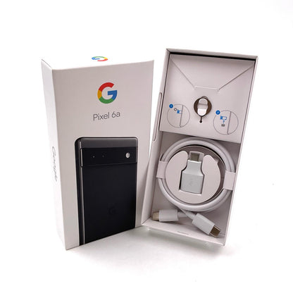 【全額返金保証】【最速発送】Google Pixel 6a 128GB チャコール SIMフリー GB17L 白ロム 動作確認済