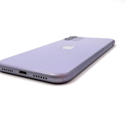 【全額返金保証】【最速発送】Apple iPhone iPhone 11 128GB パープル docomo SIMフリー 白ロム 動作確認済 87%
