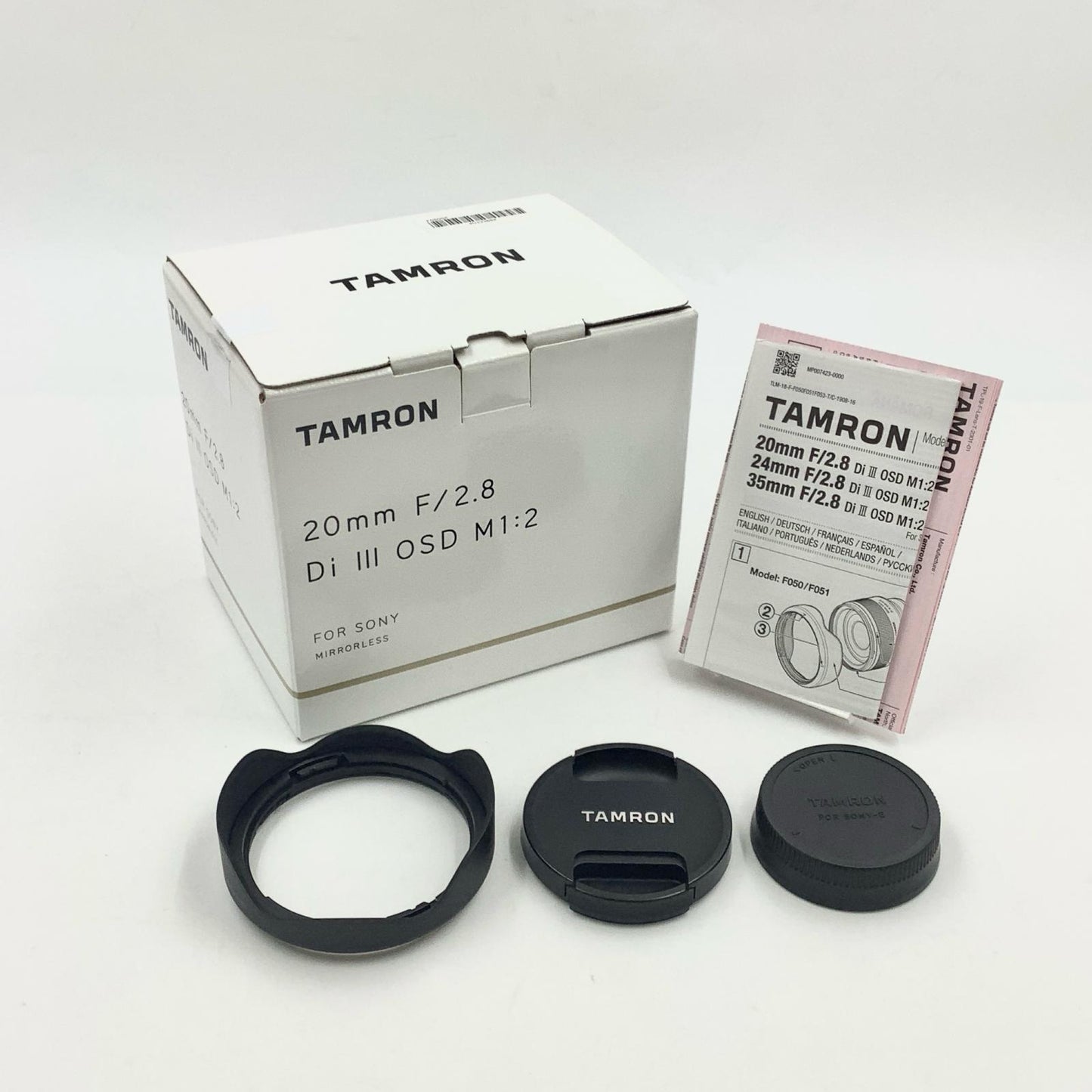 【全額返金保証】【最速発送】TAMRON 20mm F/2.8 Di III OSD M1：2 (Model F050) 超美品 動作確認済